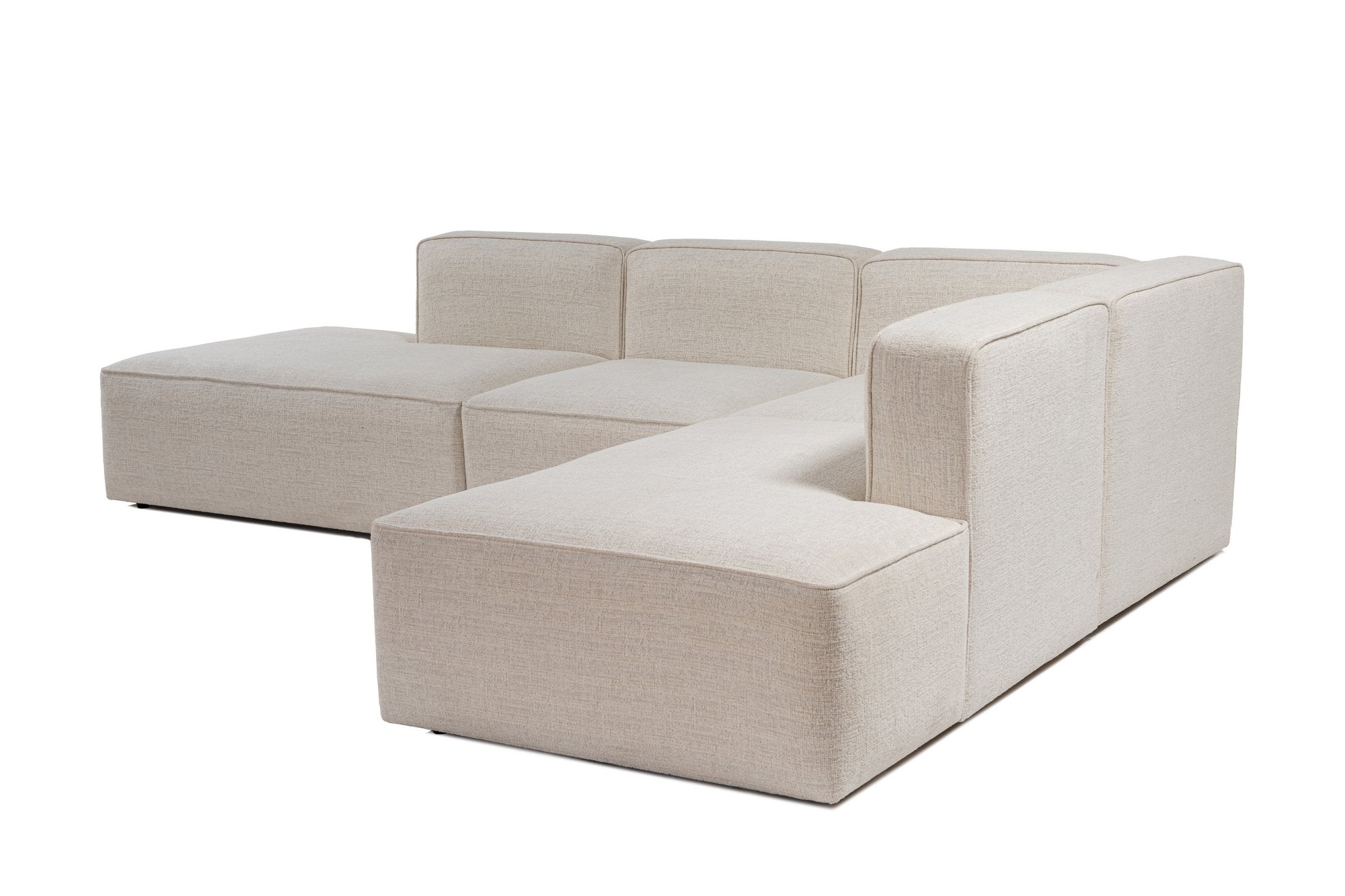 More – White L Shape Corner Sofa | Designer Sectional for Living Room