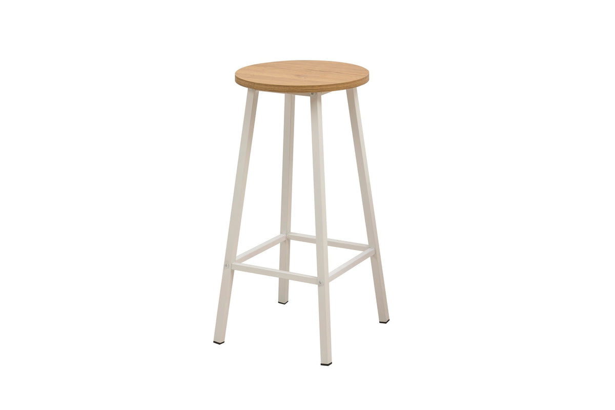 Mora Stool in White – product image 1