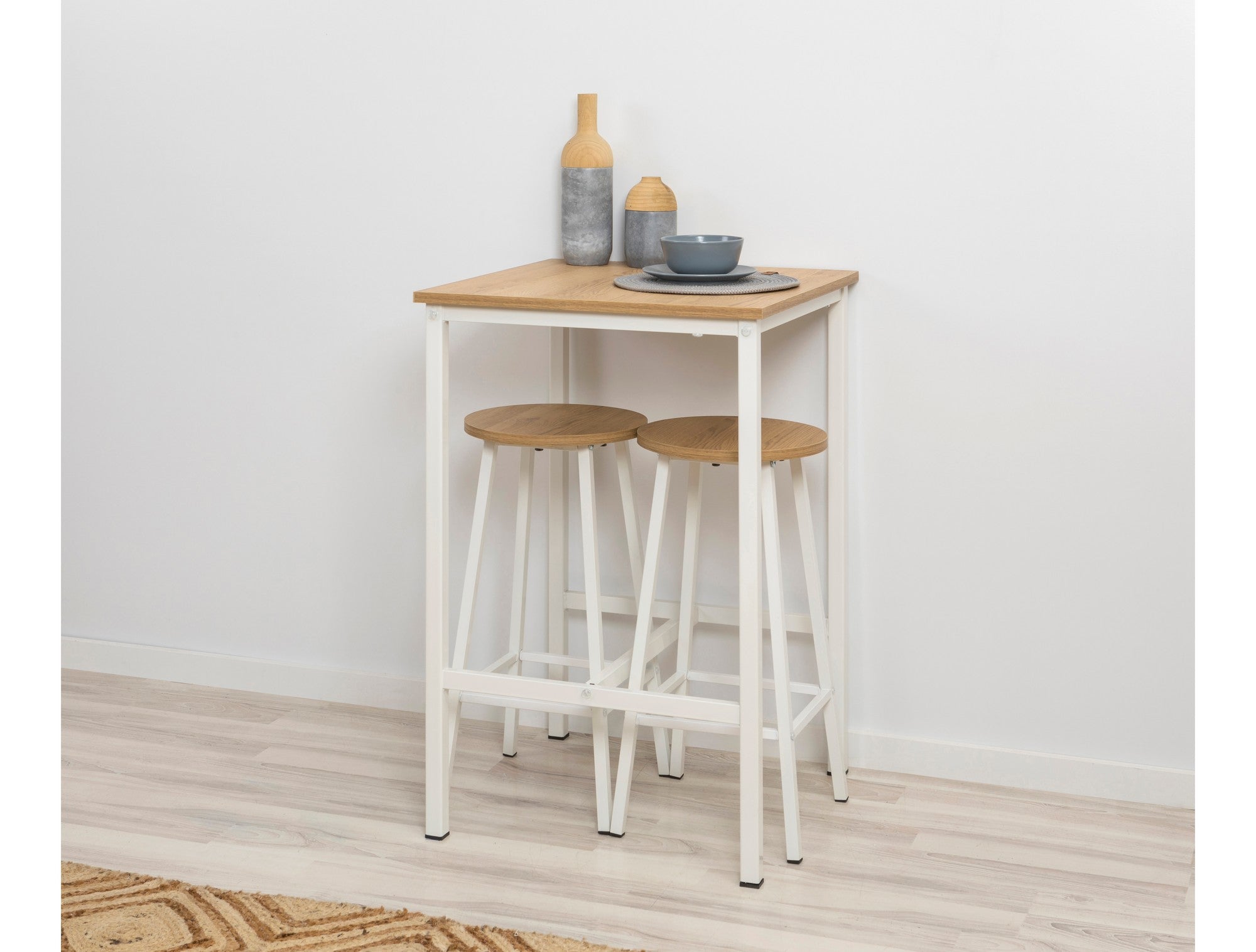 Mora Stool in White – product image 2