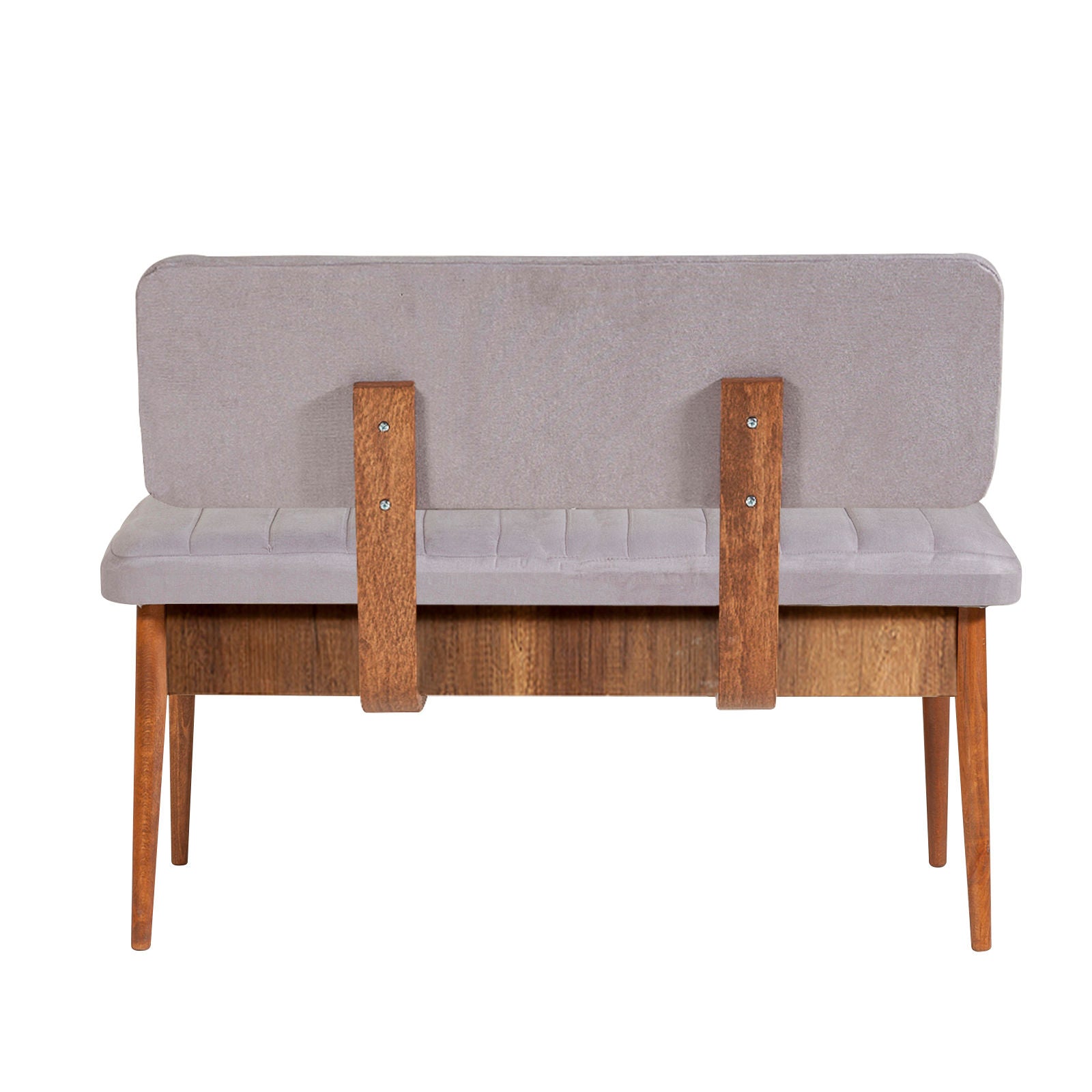 Vina Velvet Storage Bench in Walnut and Soho – product image 6
