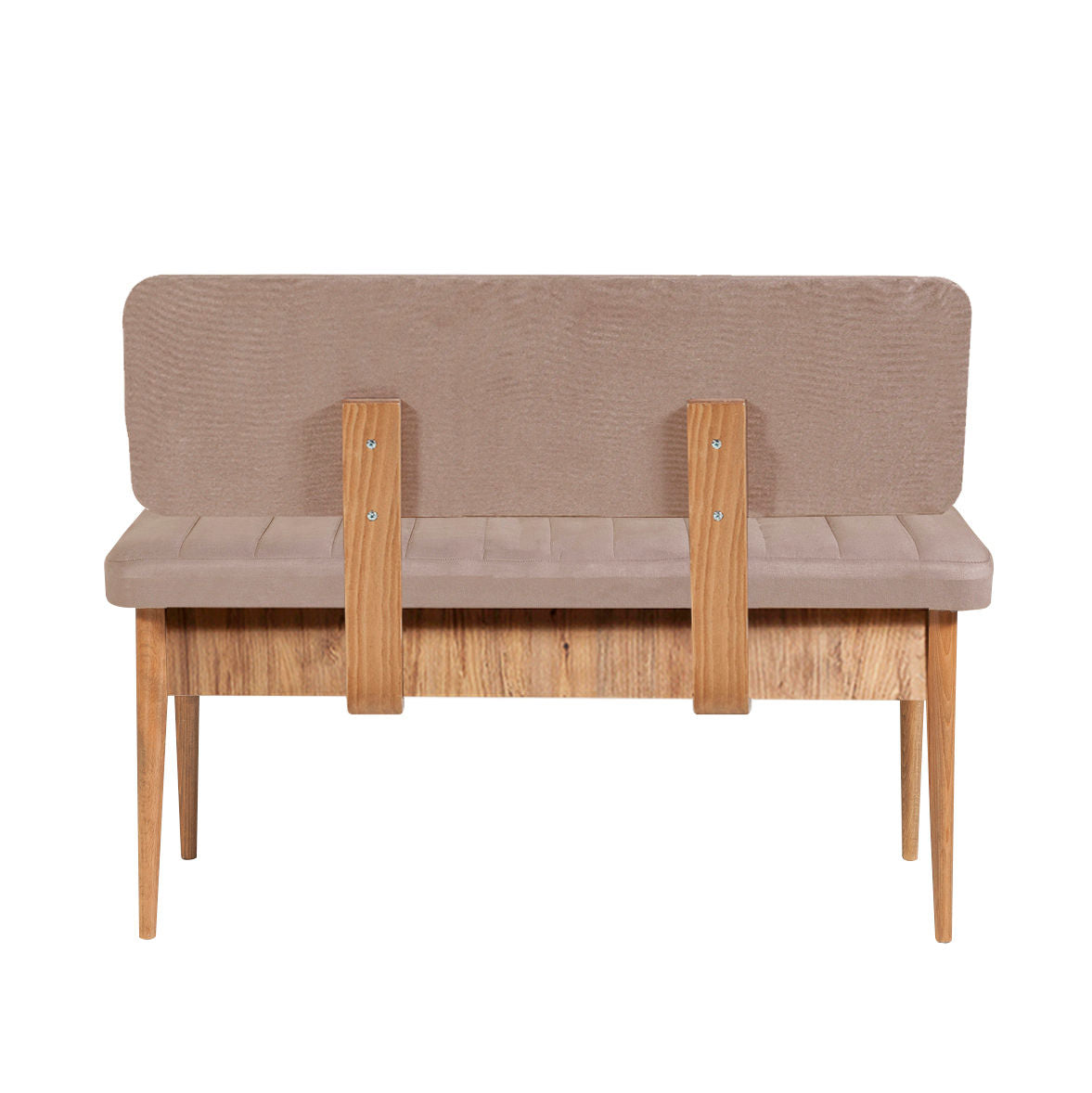 Vina Velvet Storage Bench in Atlantic Pine and Stone – product image 5