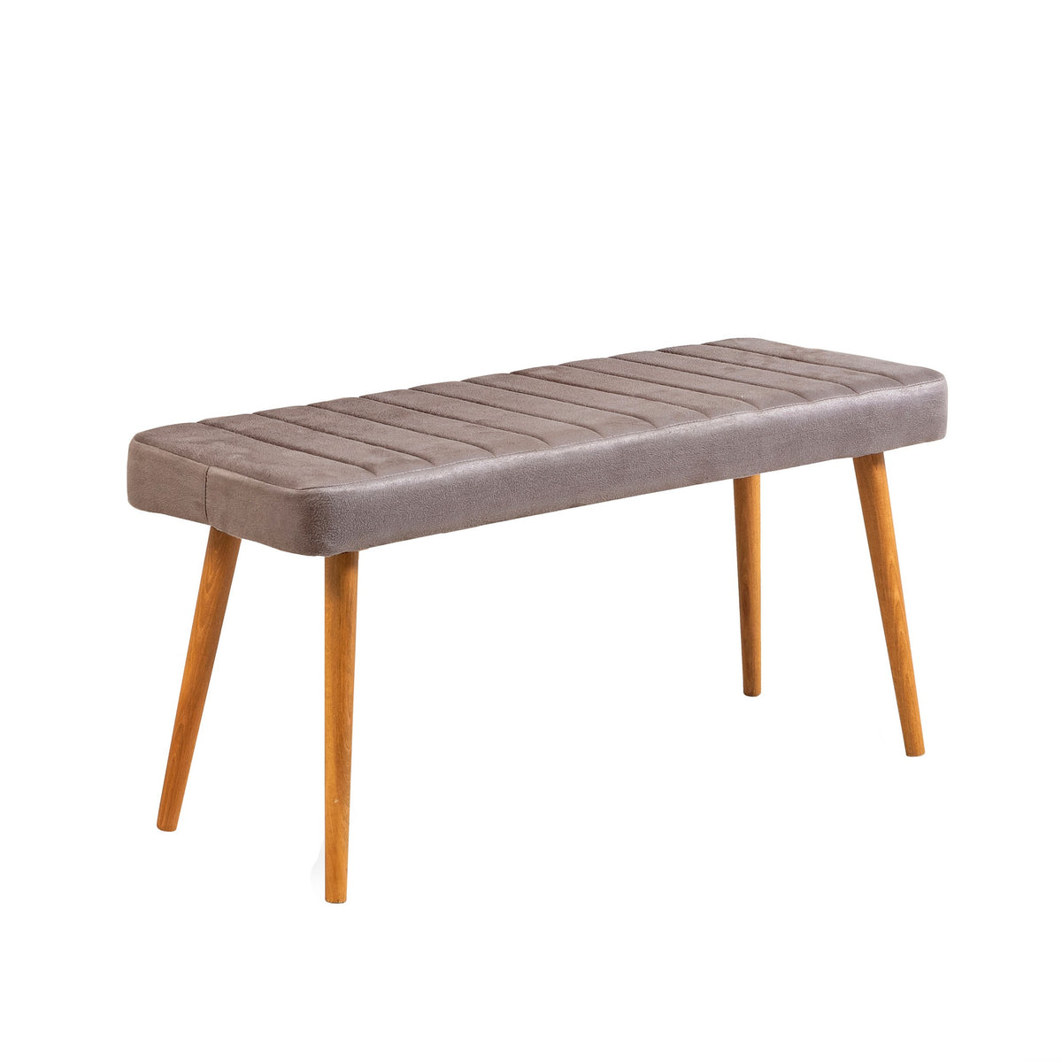 Stormi Velvet Bench in Atlantic Pine and Grey – product image 1