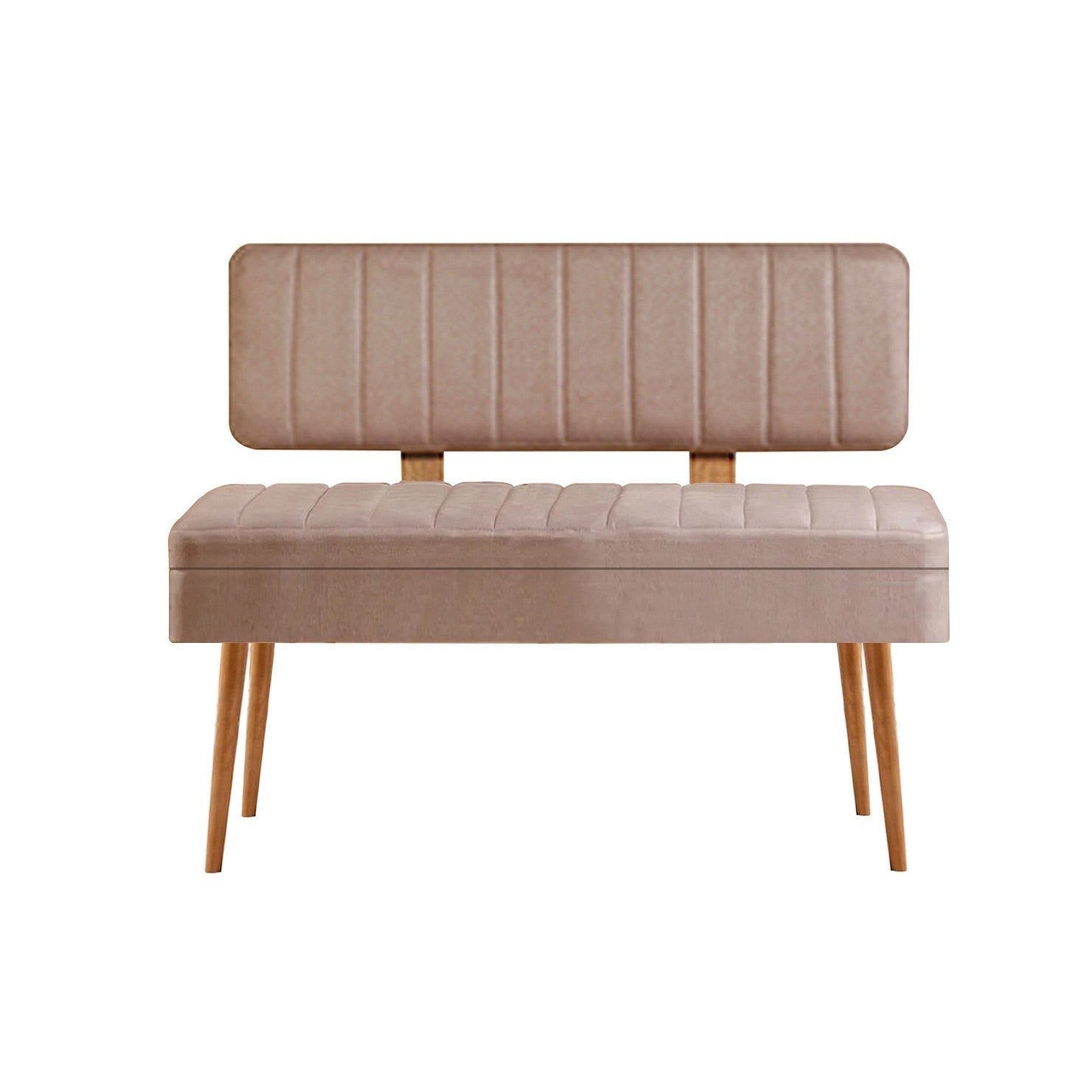 Vina 0900-1 Storage Bench in Atlantic Pine and Stone