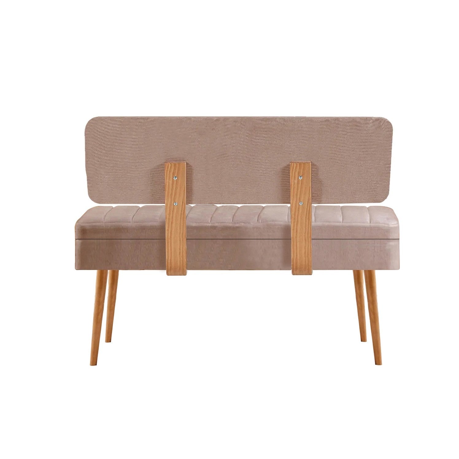 Vina 0900-1 Storage Bench in Atlantic Pine and Stone – product image 2
