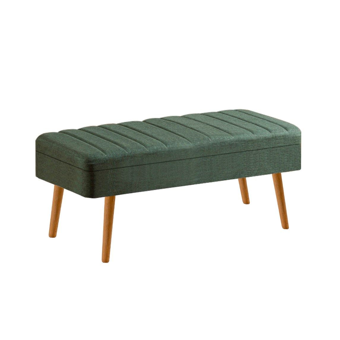 Vina 1070-2 Bench in Atlantic Pine and Green