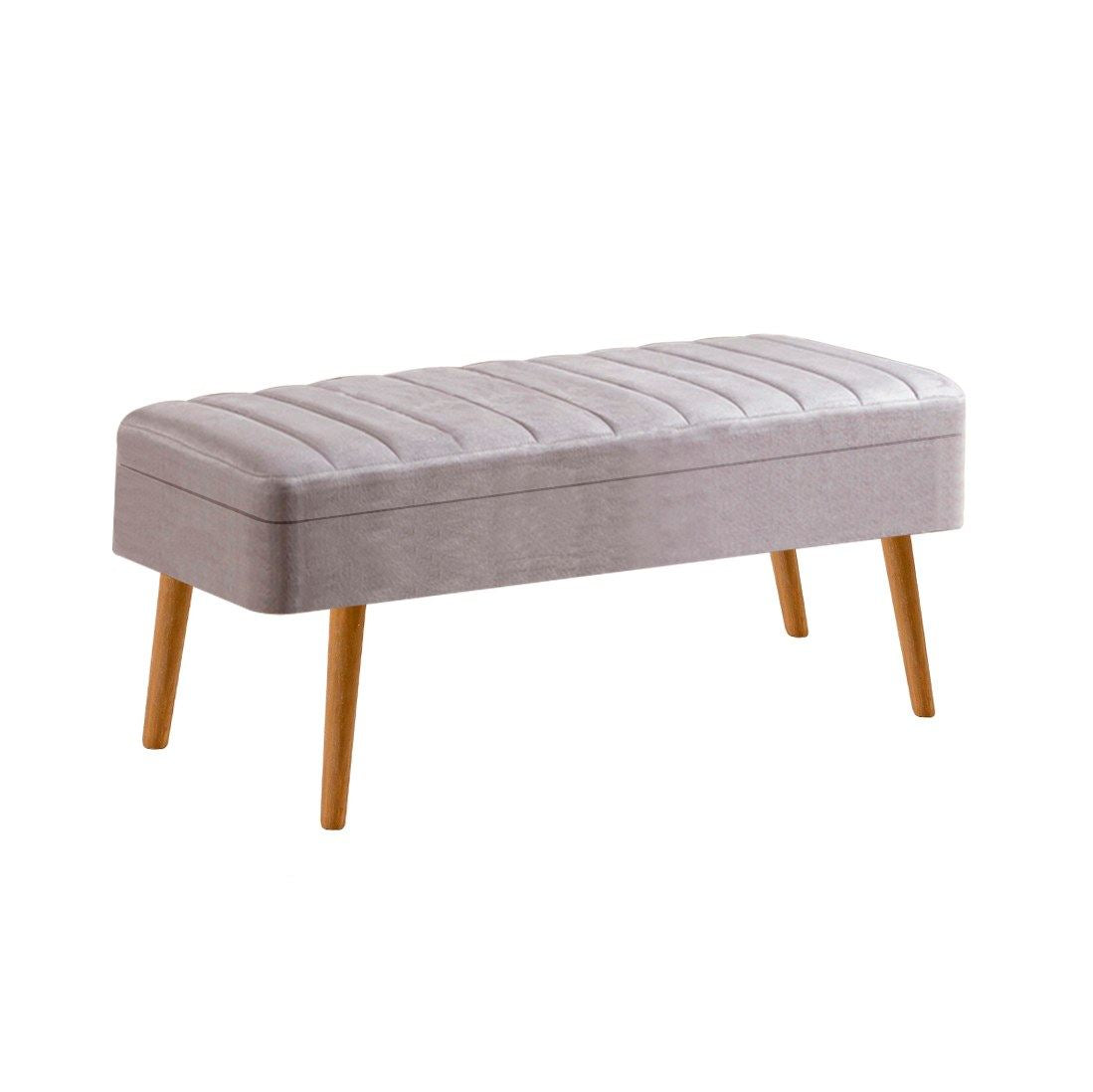 Vina 0701-2 Bench in Atlantic Pine and Grey – product image 1