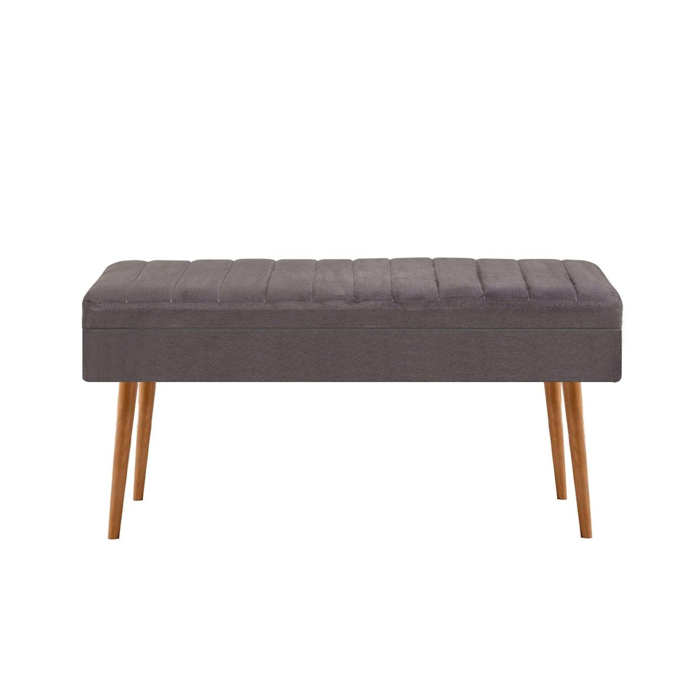 Vina 1501-2 Bench in Atlantic Pine and Anthracite – product image 2