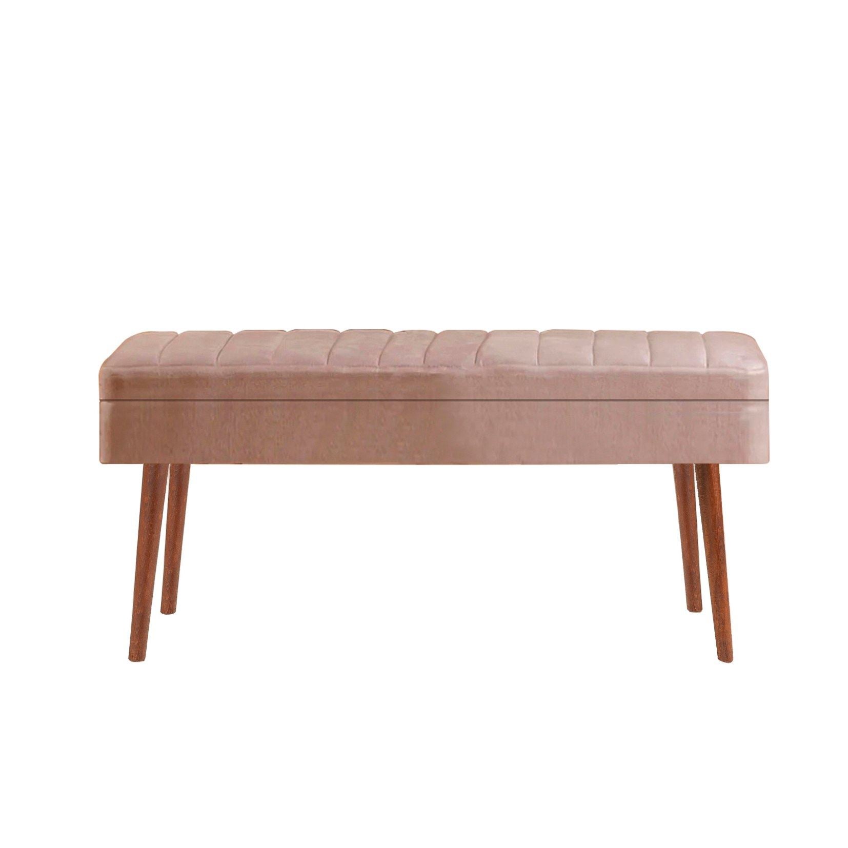 Vina 0900-2 Bench in Walnut and Stone – product image 2