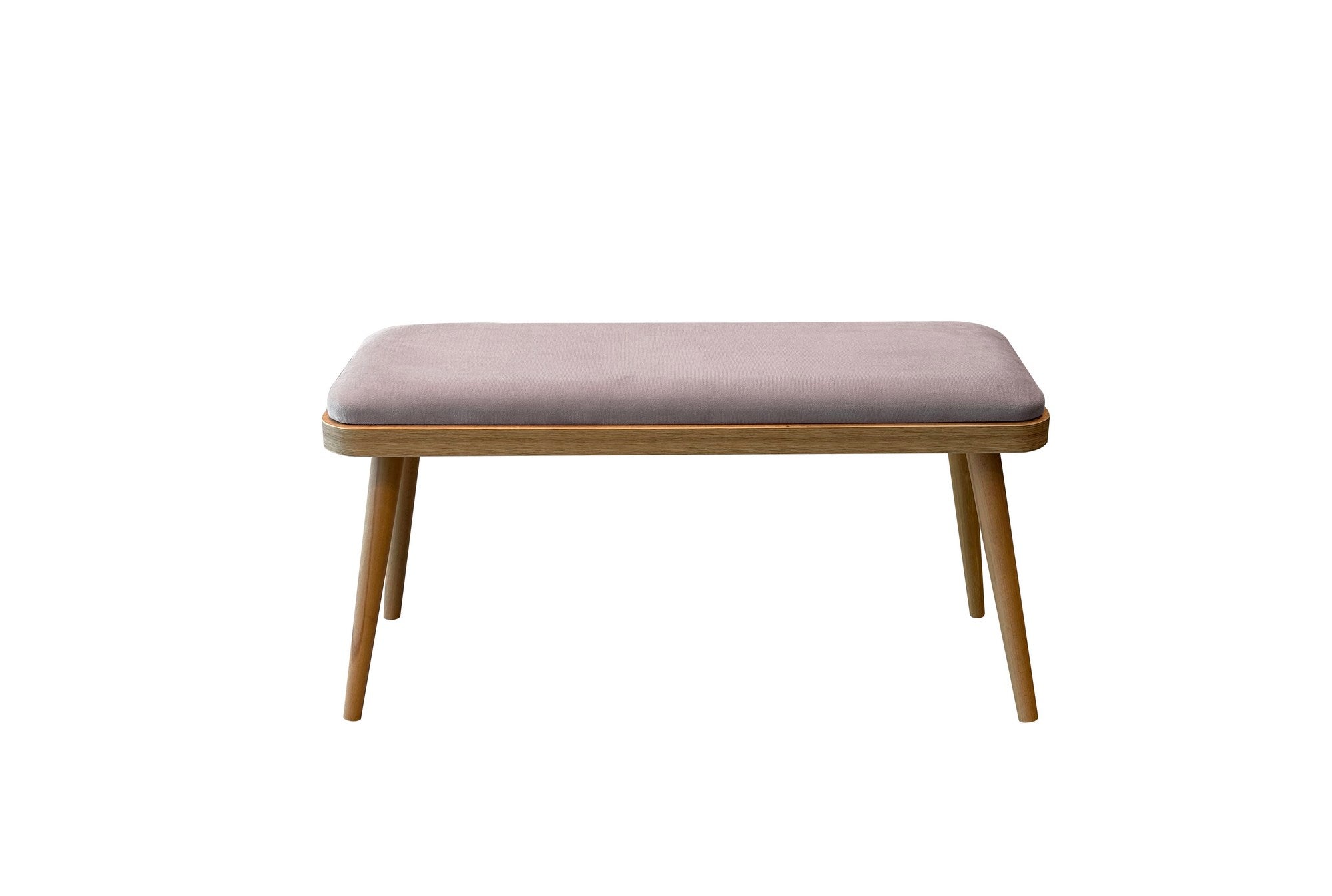 Vina Mini 0701 Linen Bench in Oak and Grey – product image 2