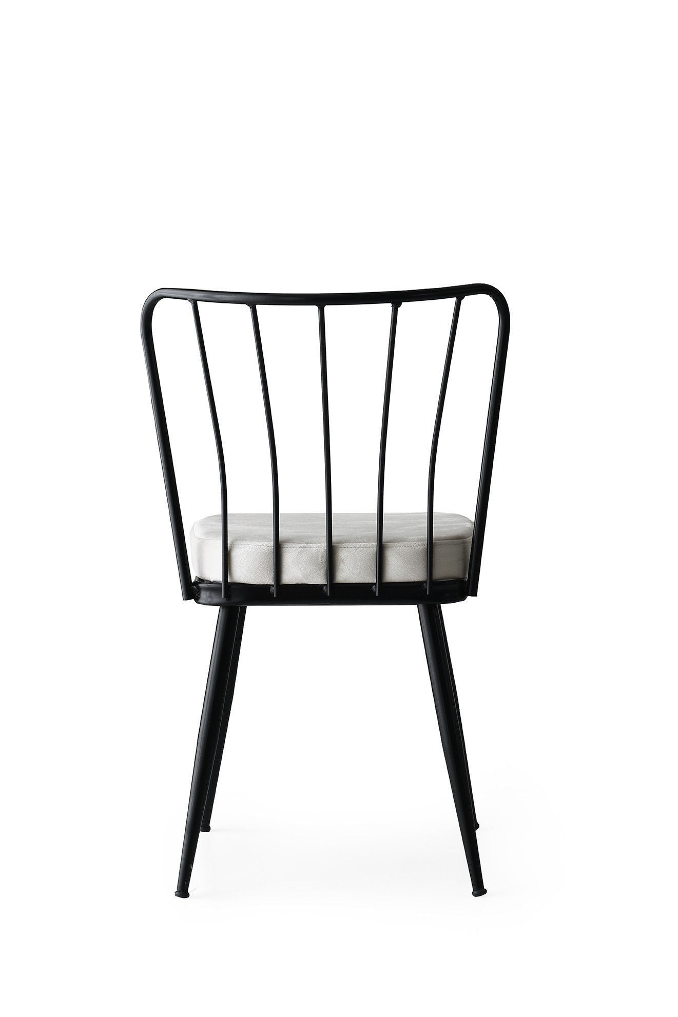 Set of 4 Yıldız 940 Velvet Dining Chairs in Black – product image 4