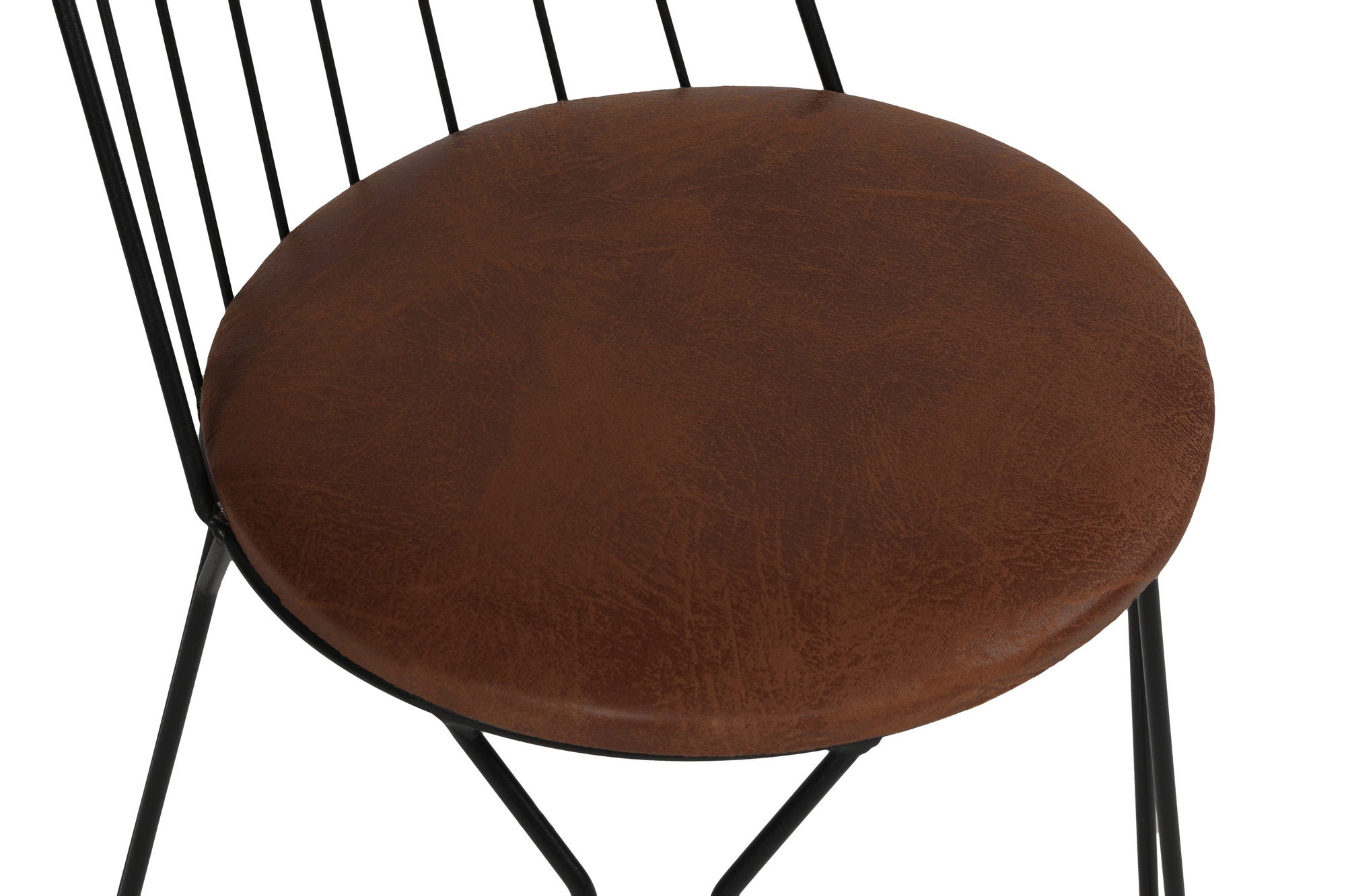 Set of 2 Ada 275 Faux Leather Dining Chairs in Black – product image 4