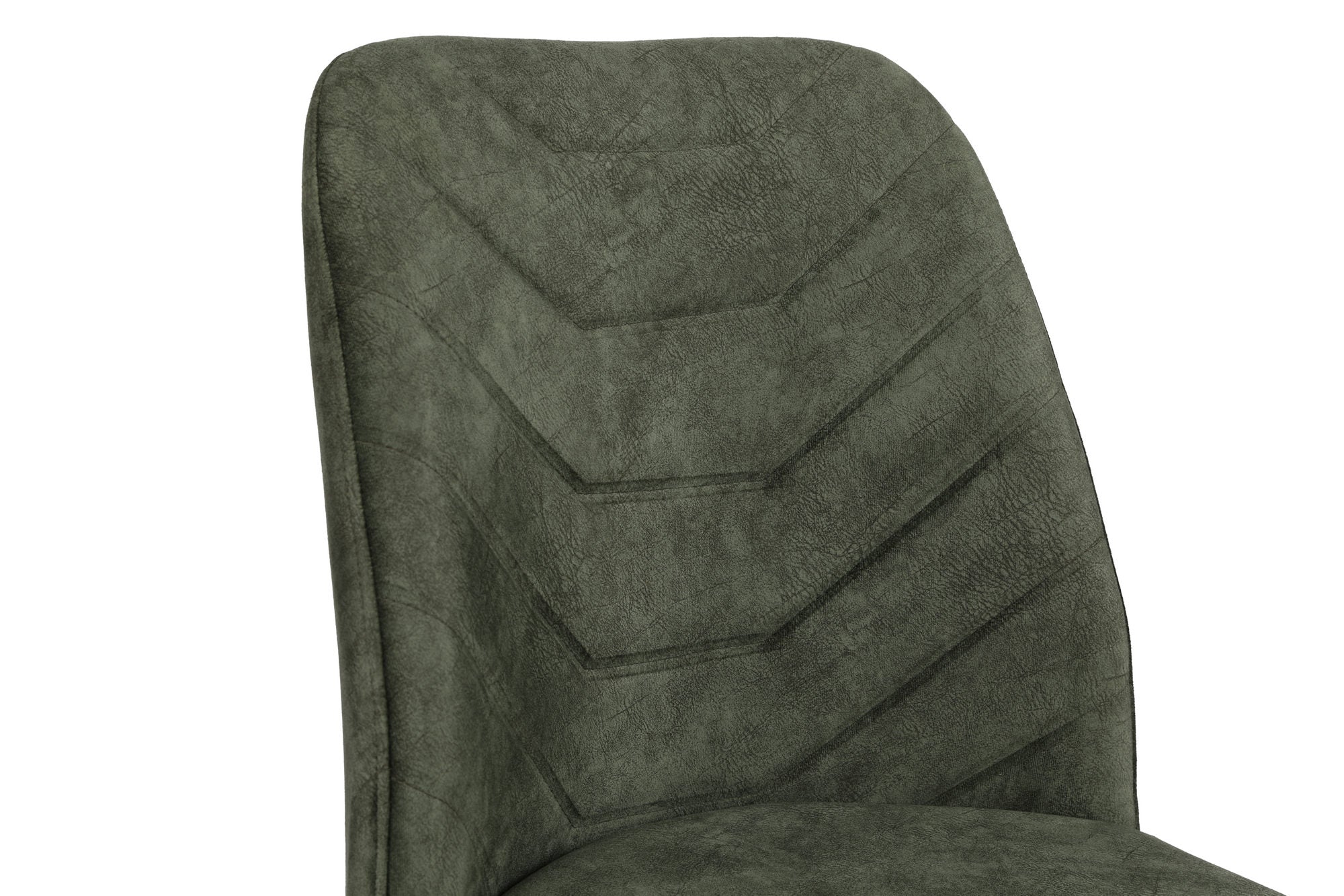 Set of 2 Dallas 558 Velvet Dining Chairs in Walnut and Dark Green – product image 7