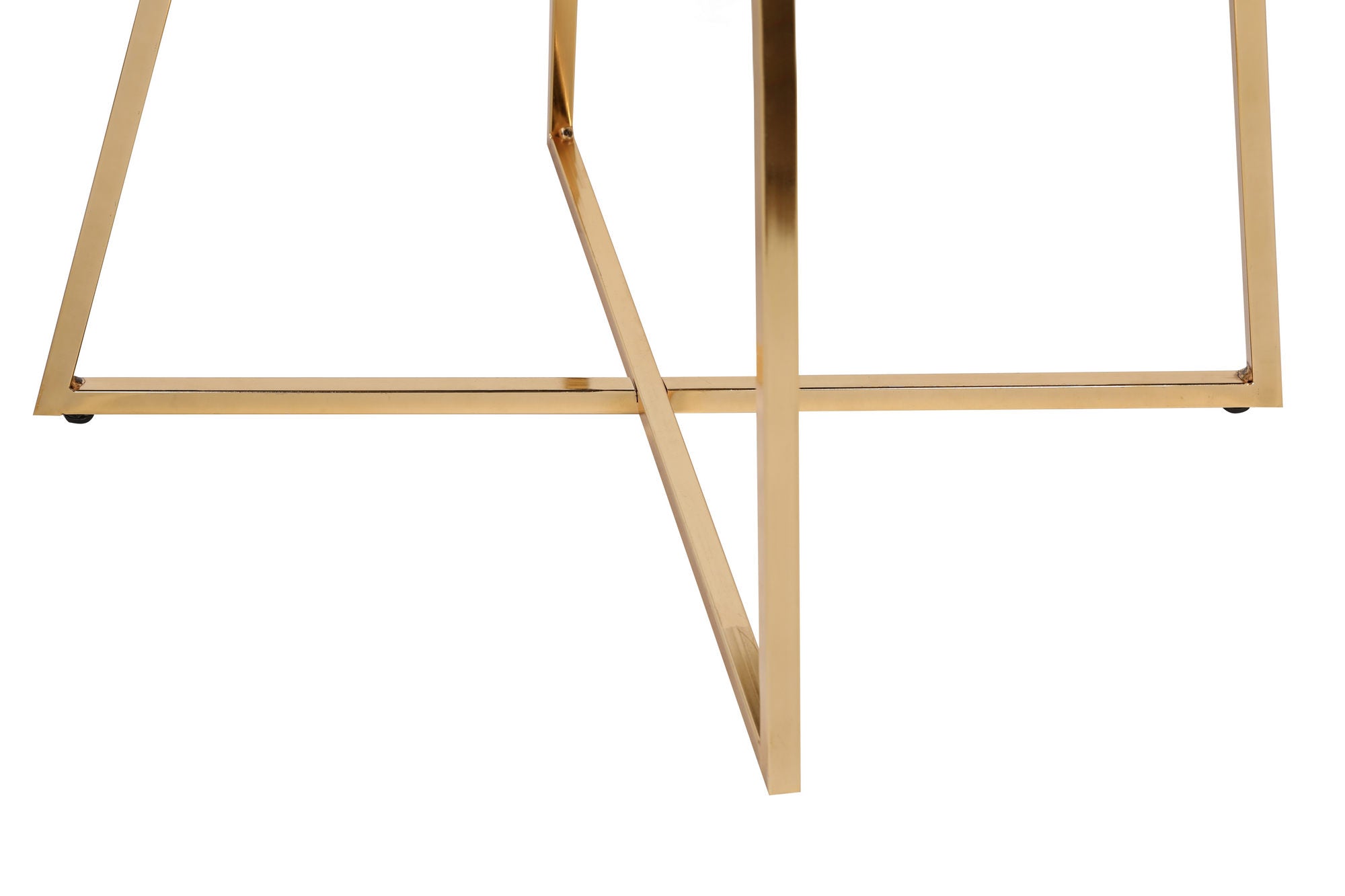 Set of 2 Madrid 913 Velvet Dining Chairs in Gold and Brown – product image 9