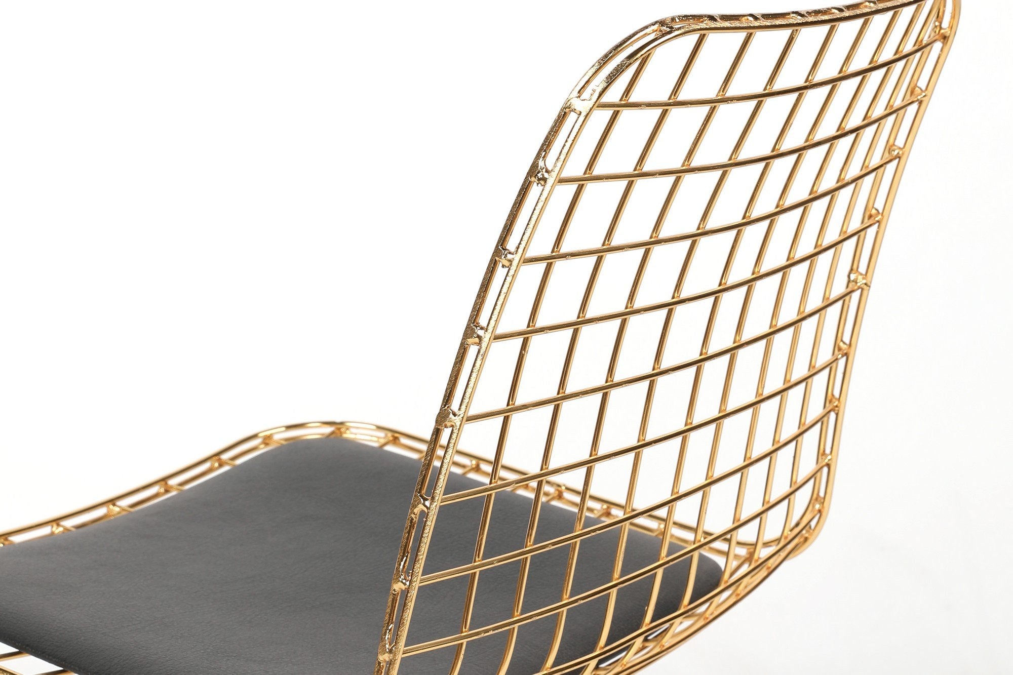Set of 2 Tivoli 273 Metal Dining Chairs in Gold – product image 4