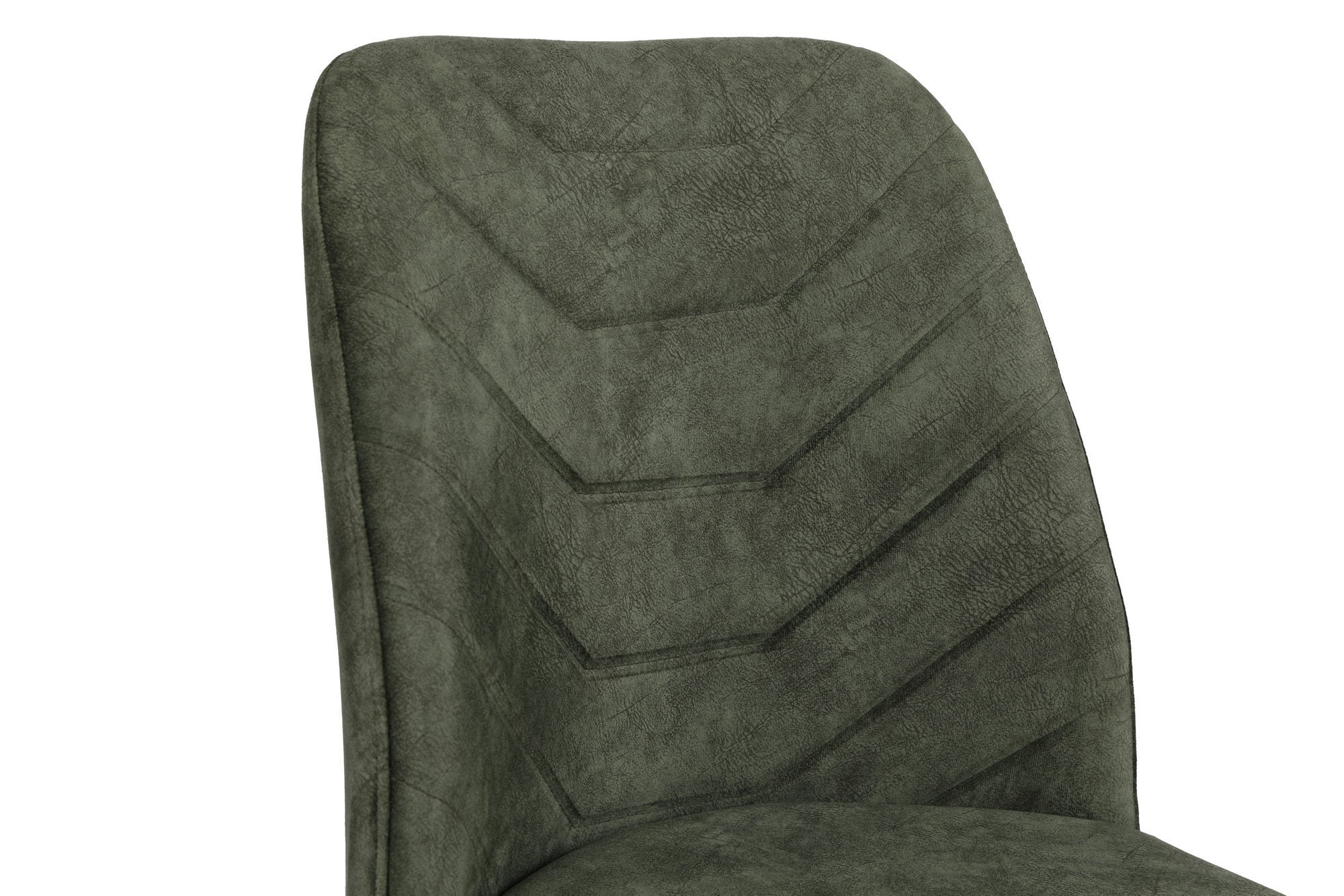 Set of 4 Dallas 558 Velvet Dining Chairs in Walnut and Dark Green – product image 7