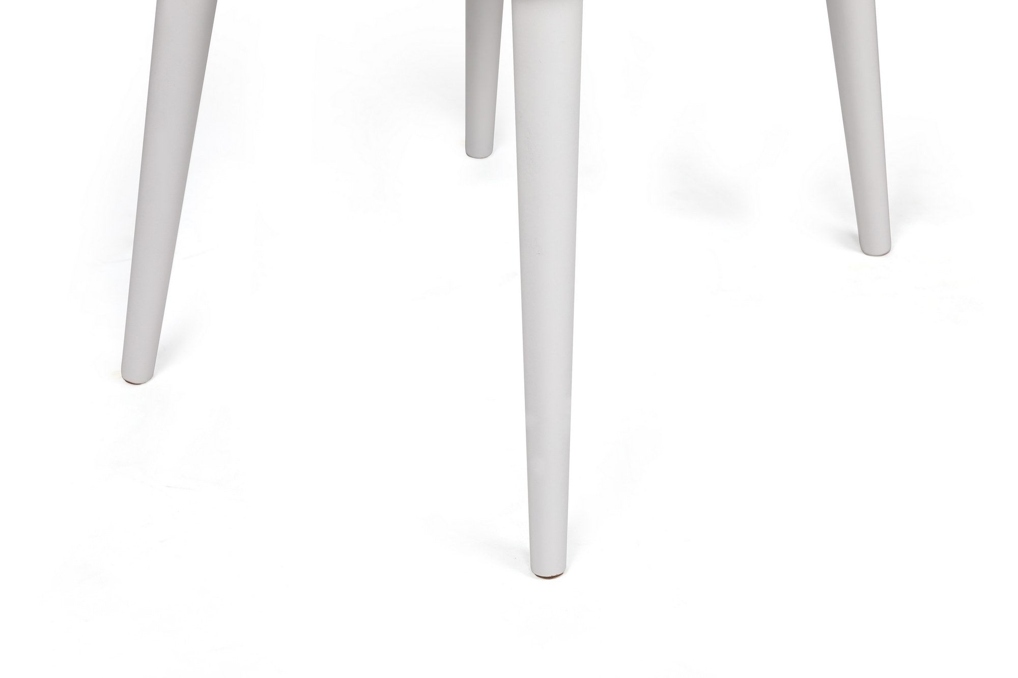 Set of 2 Alfa 494 Velvet Dining Chairs in Beige and White – product image 4
