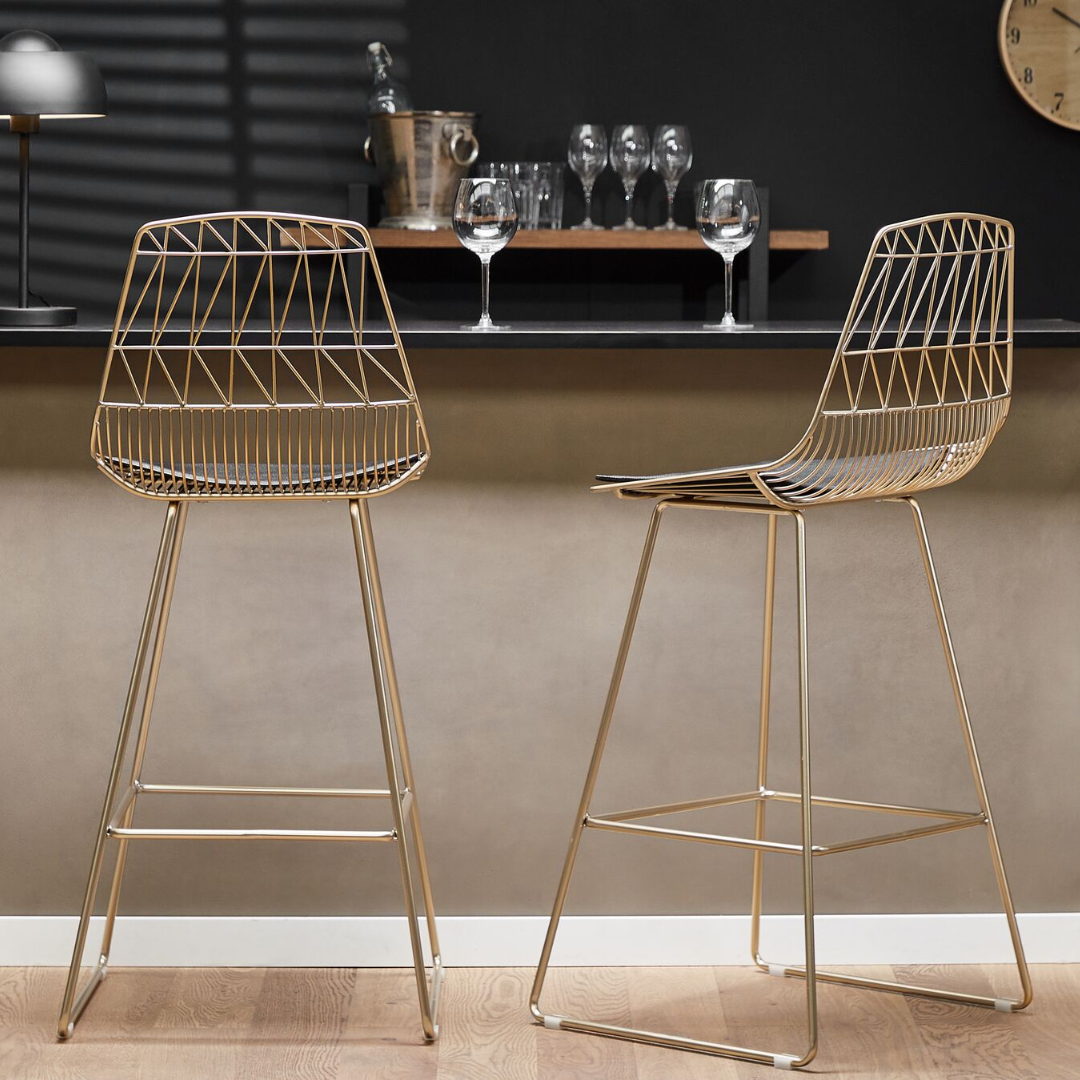ARIA Wire Bar Stool