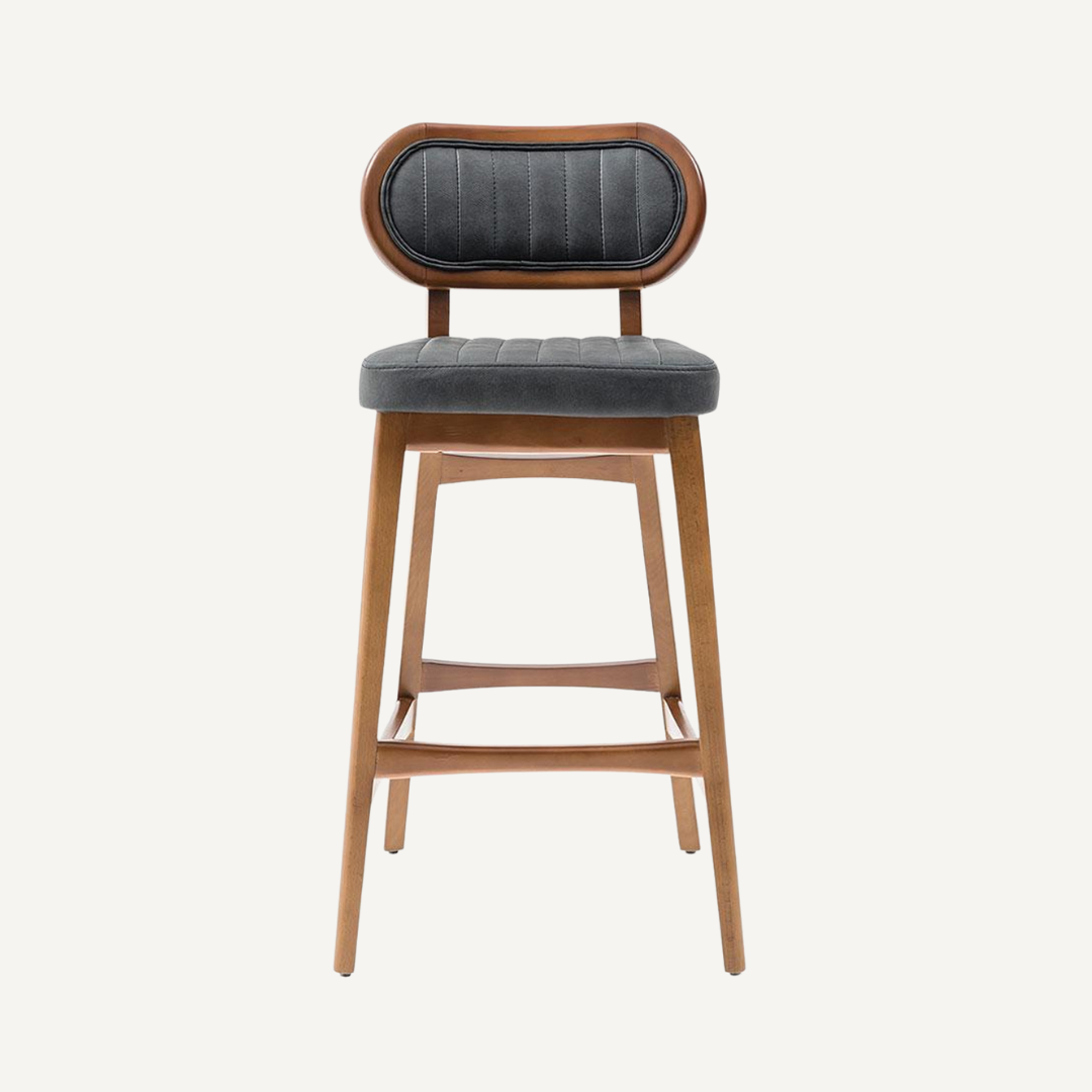 Amor Stool with velvet cushion