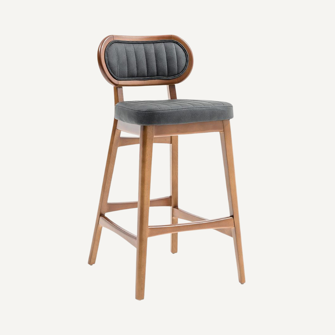Amor Stool with velvet cushion