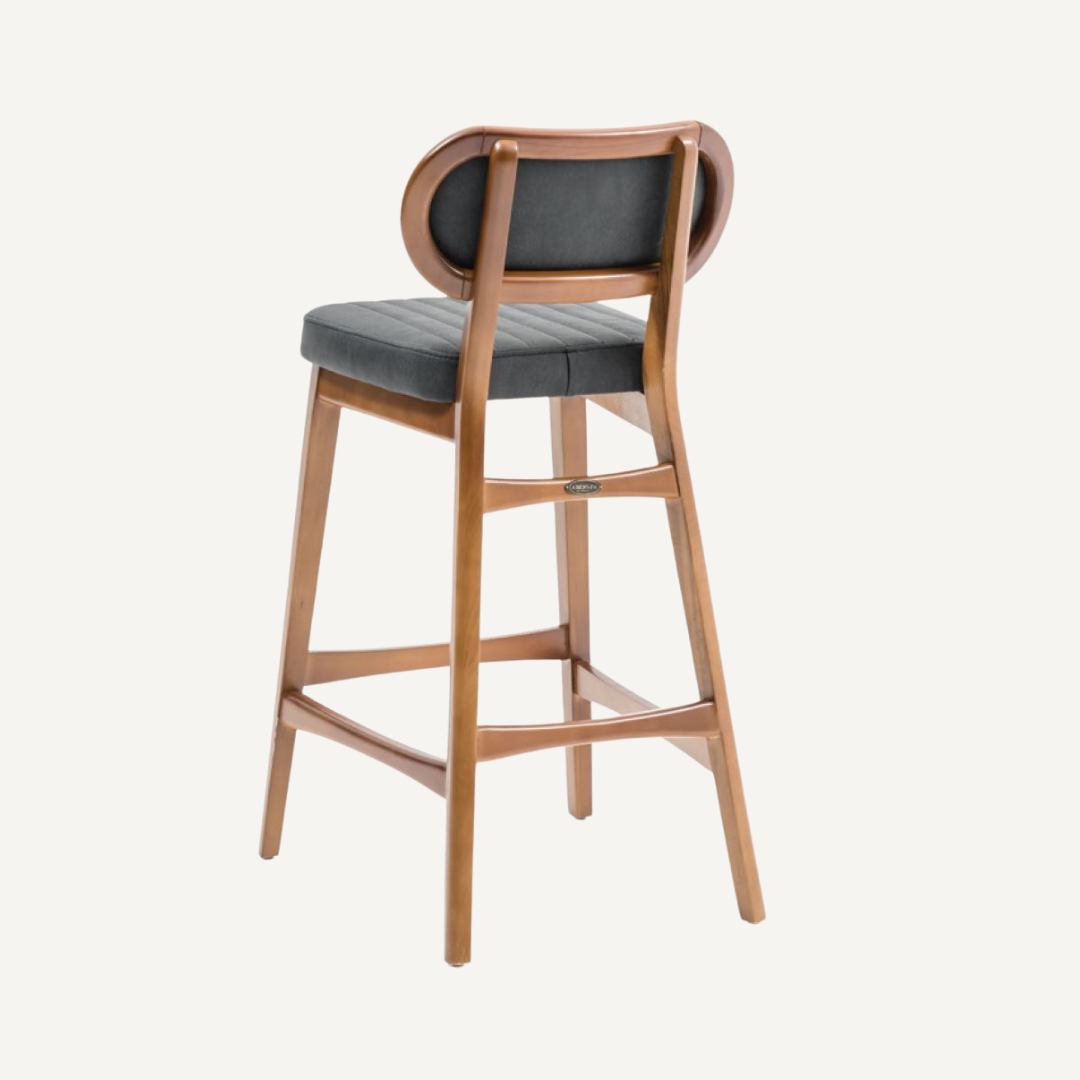 Amor Stool with velvet cushion