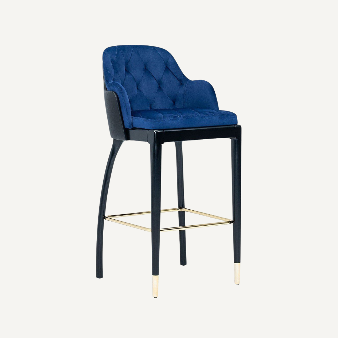 Angel Modern stool with backrest