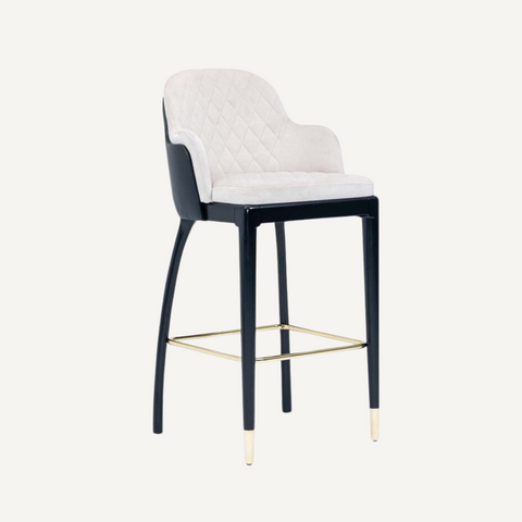 Angel Modern stool with backrest