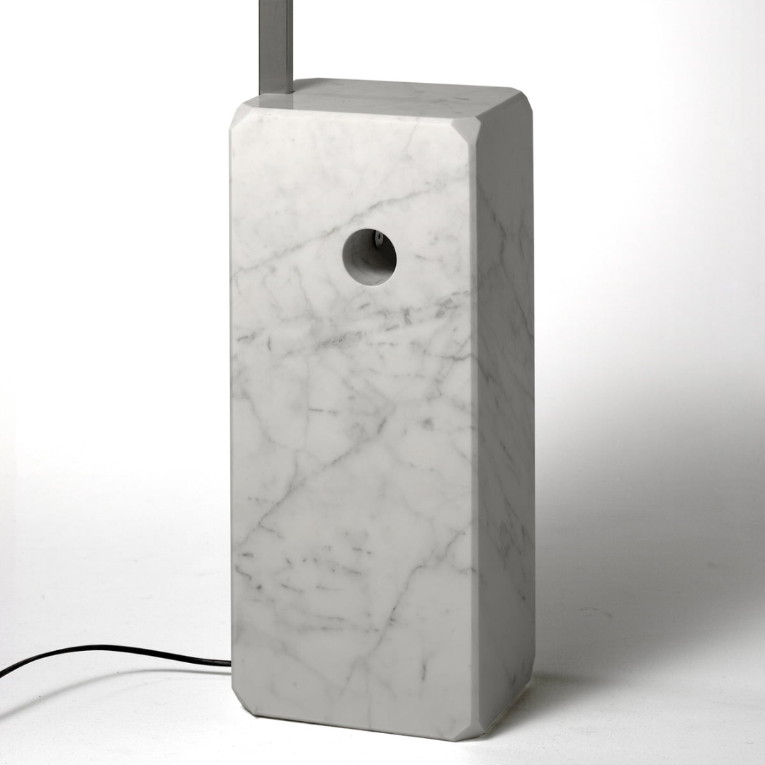 Arco Iconic Marble Floorlamp
