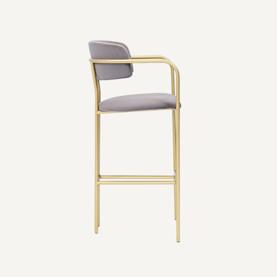 Artos Velvet bar stool