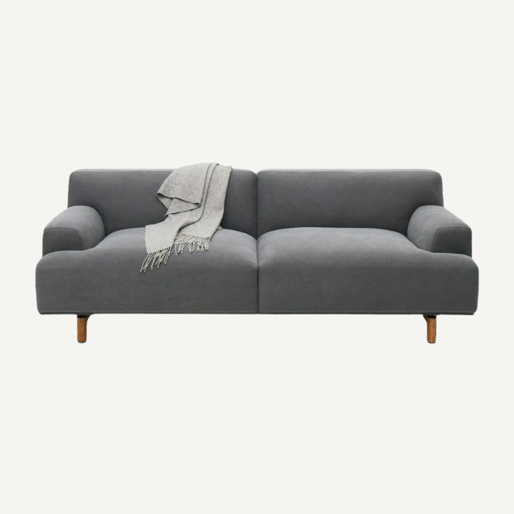 Ashton 3-seater fabric sofa