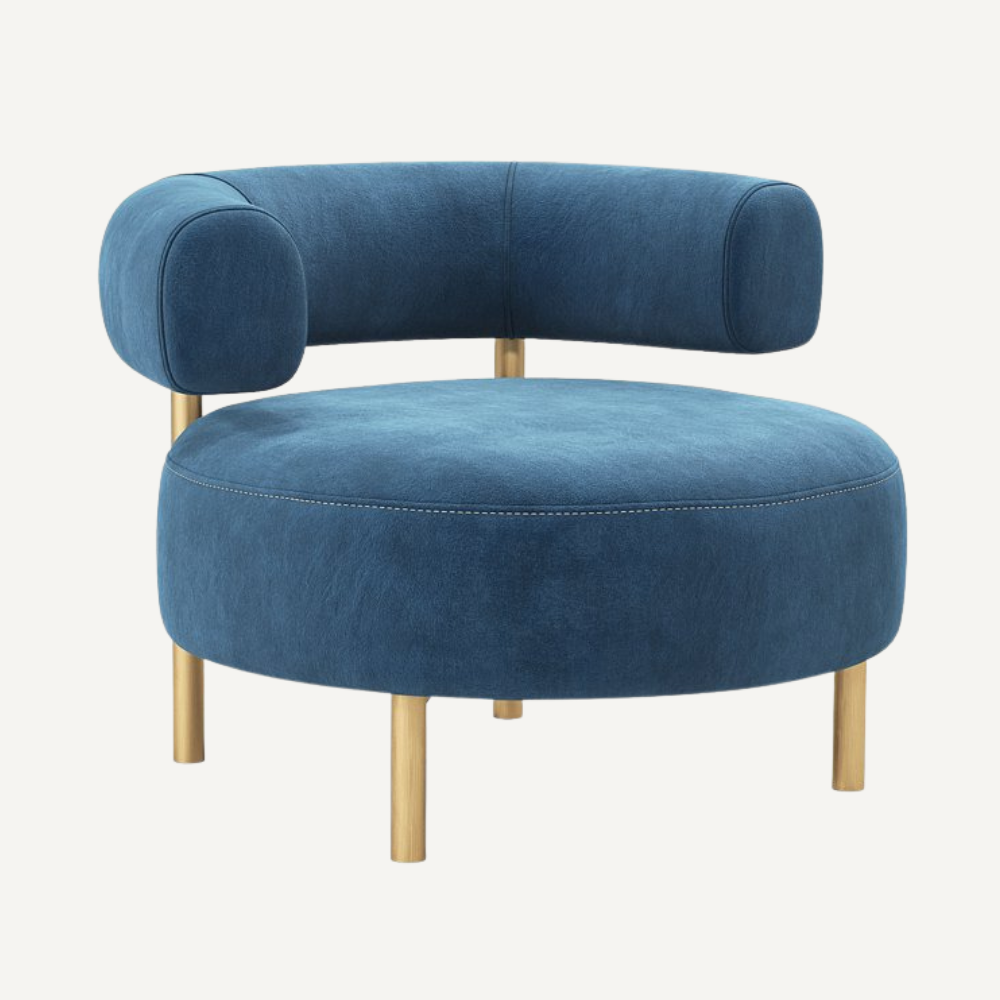 Modern low living room chair Tiddy