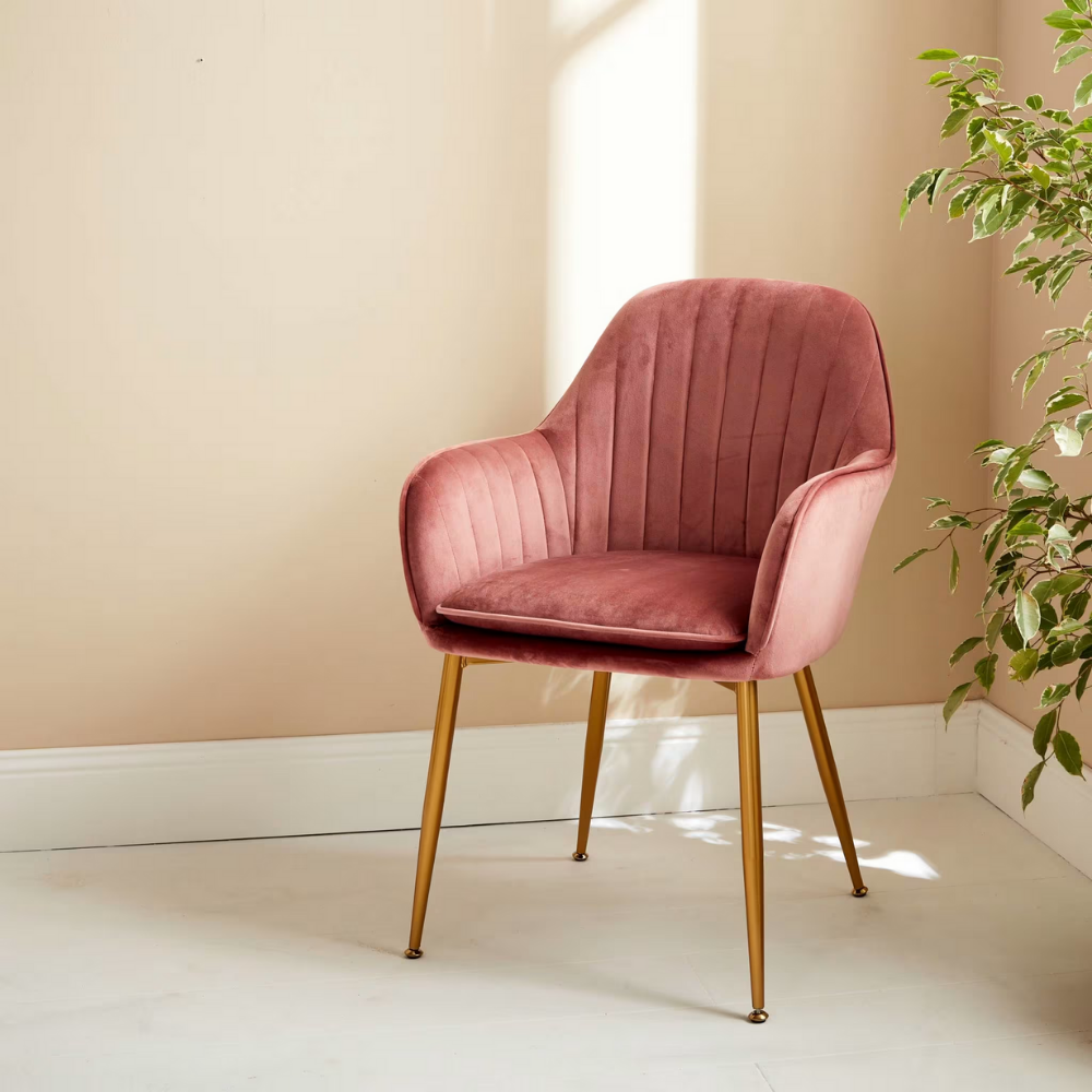 Dining chair with armrests Flora