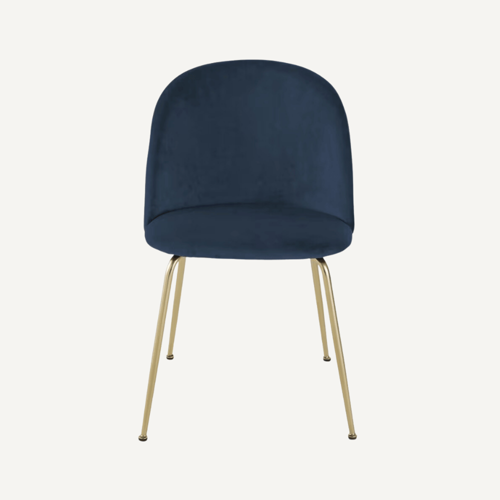 Fabric and curly wool Mona chair