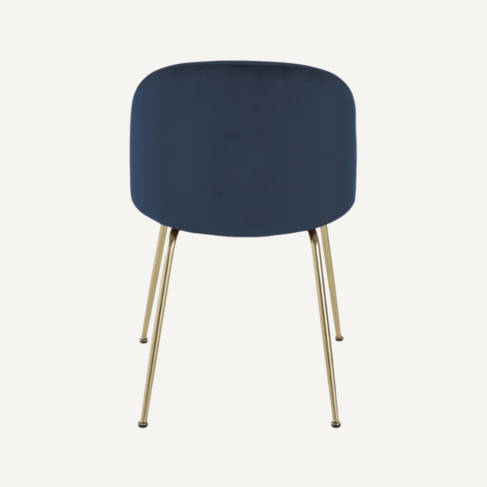 Fabric and curly wool Mona chair