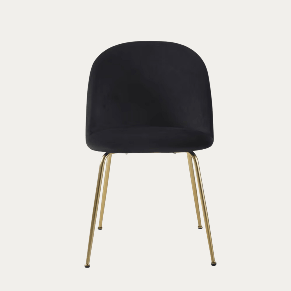 Fabric and curly wool Mona chair