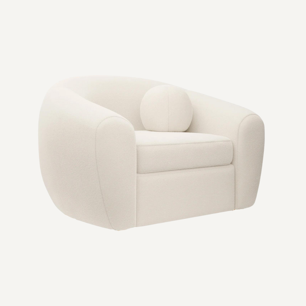 Minima bouclé wool occasional sofa