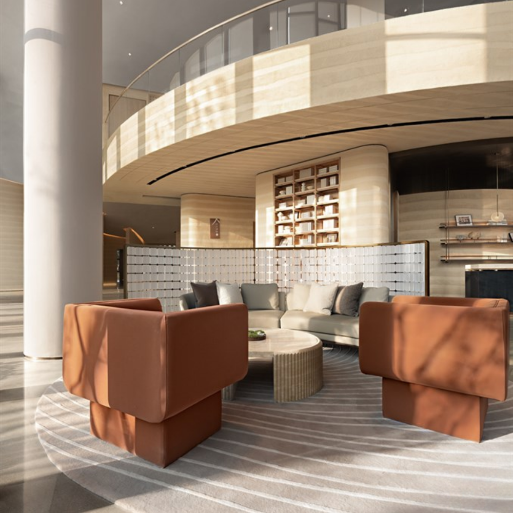 Amanda cubic lounge chair