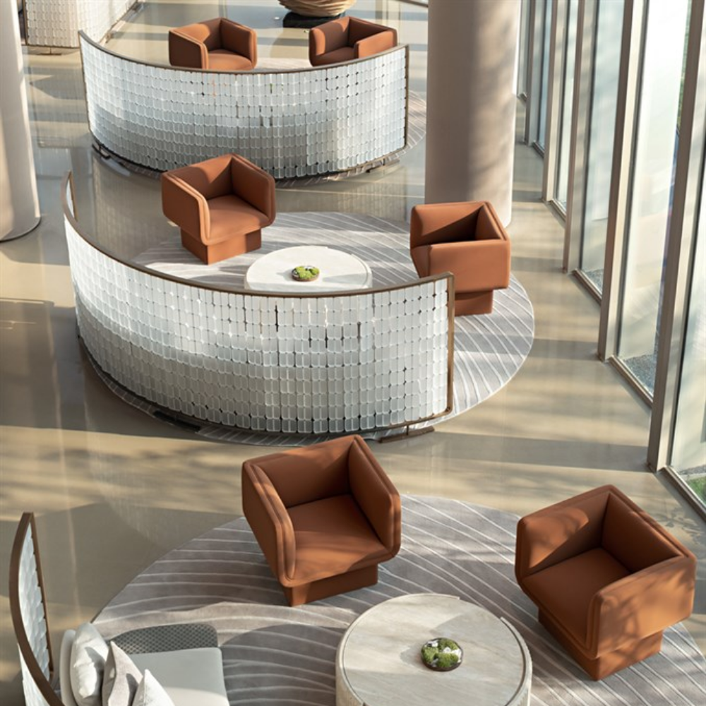 Amanda cubic lounge chair