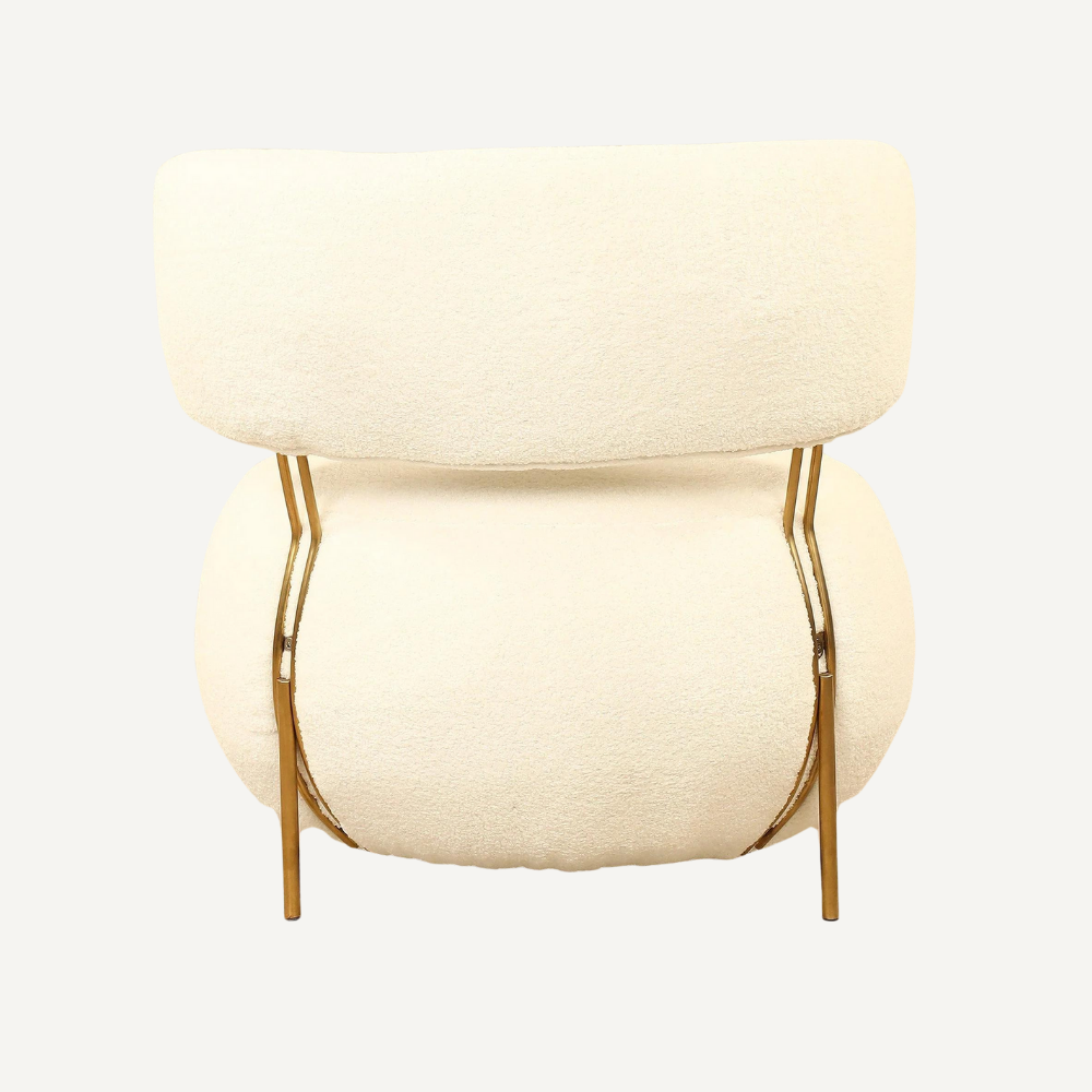 Contemporary Poufy lounge chair