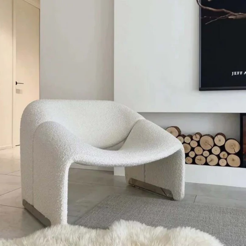 Comfortable designer armchair Sloopy