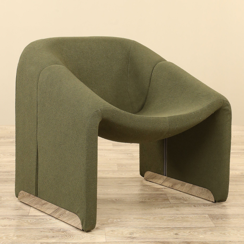 Comfortable designer armchair Sloopy