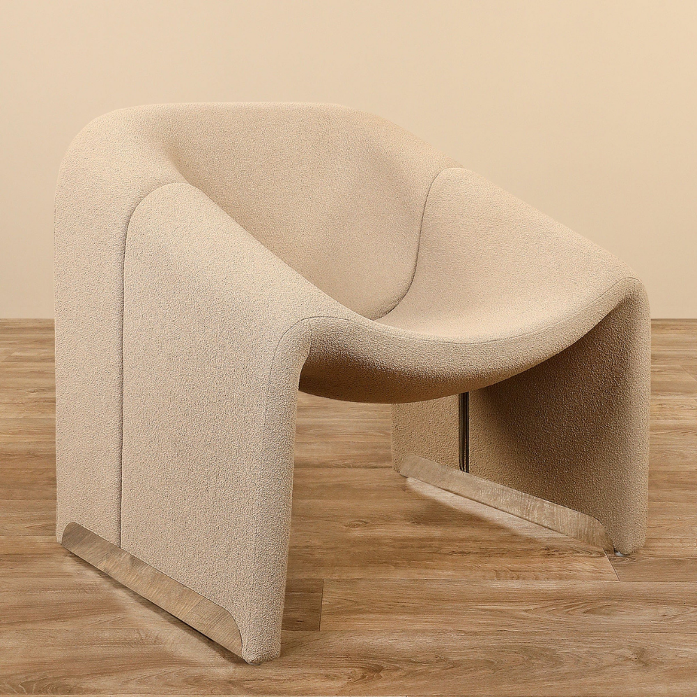 Comfortable designer armchair Sloopy