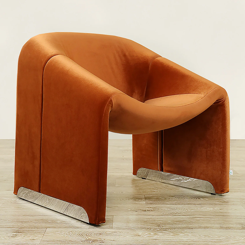 Comfortable designer armchair Sloopy