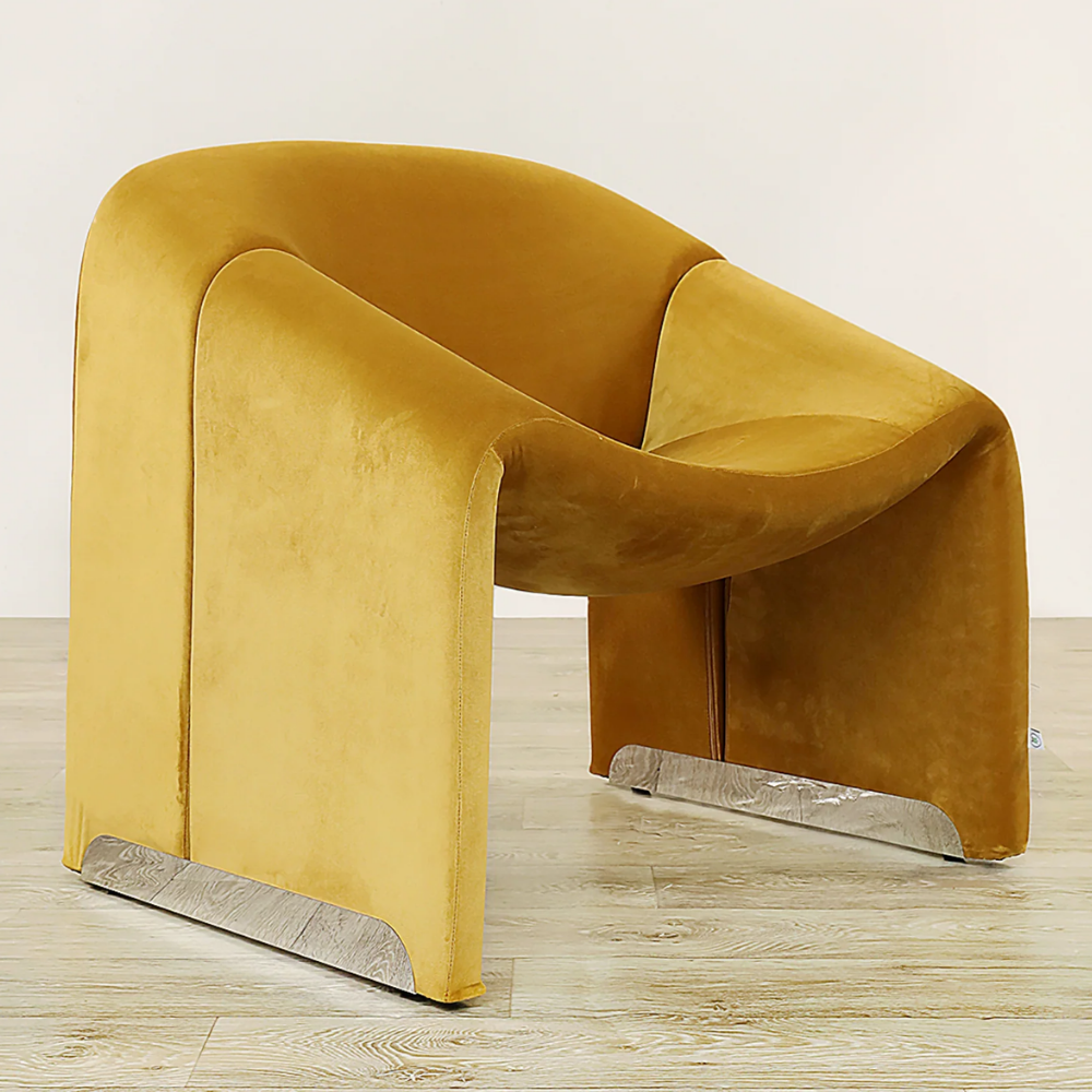 Comfortable designer armchair Sloopy