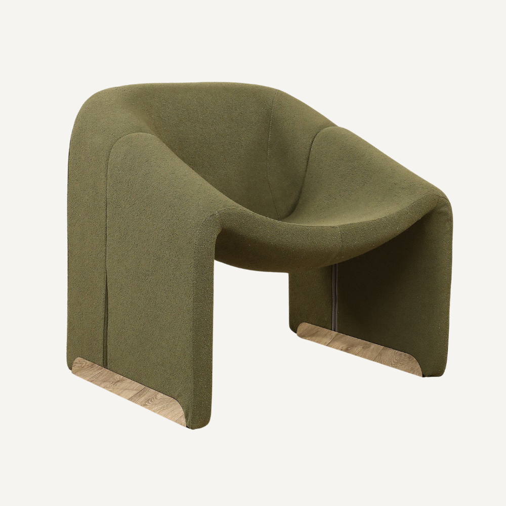 Comfortable designer armchair Sloopy