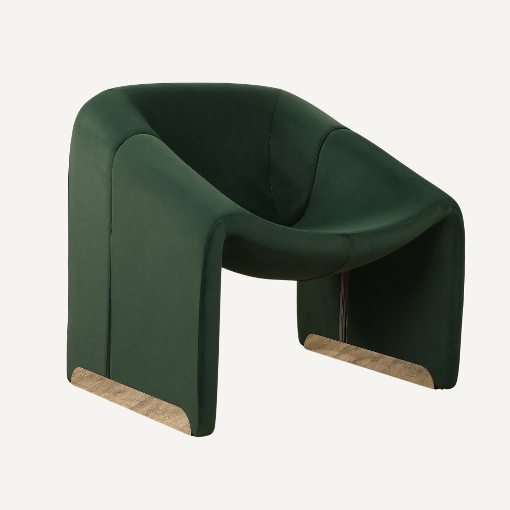 Comfortable designer armchair Sloopy