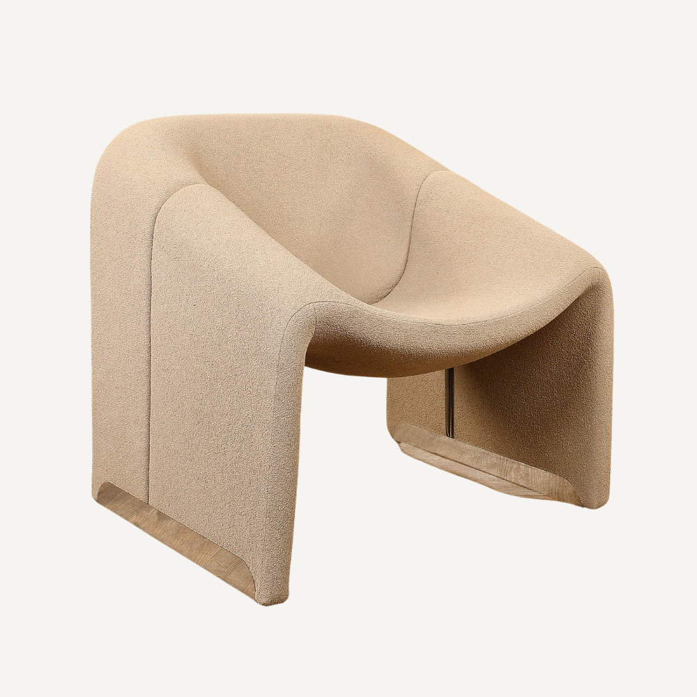 Comfortable designer armchair Sloopy