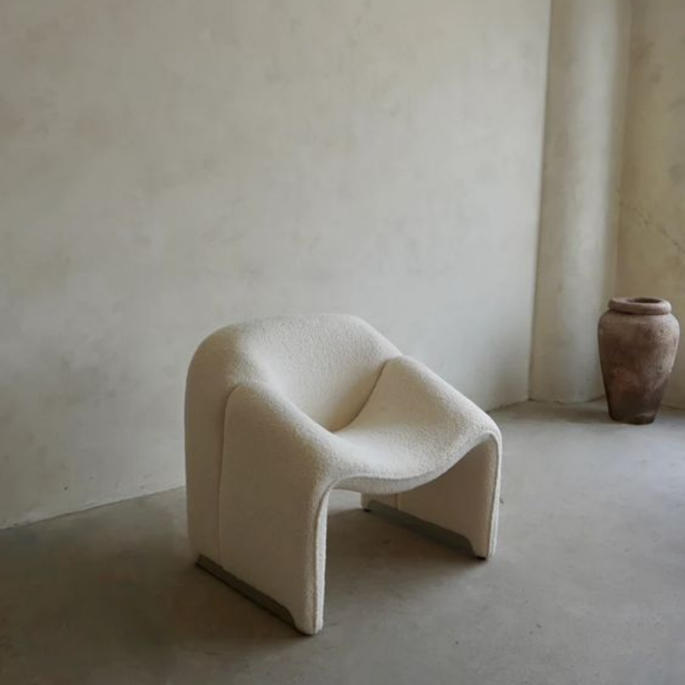 Comfortable designer armchair Sloopy