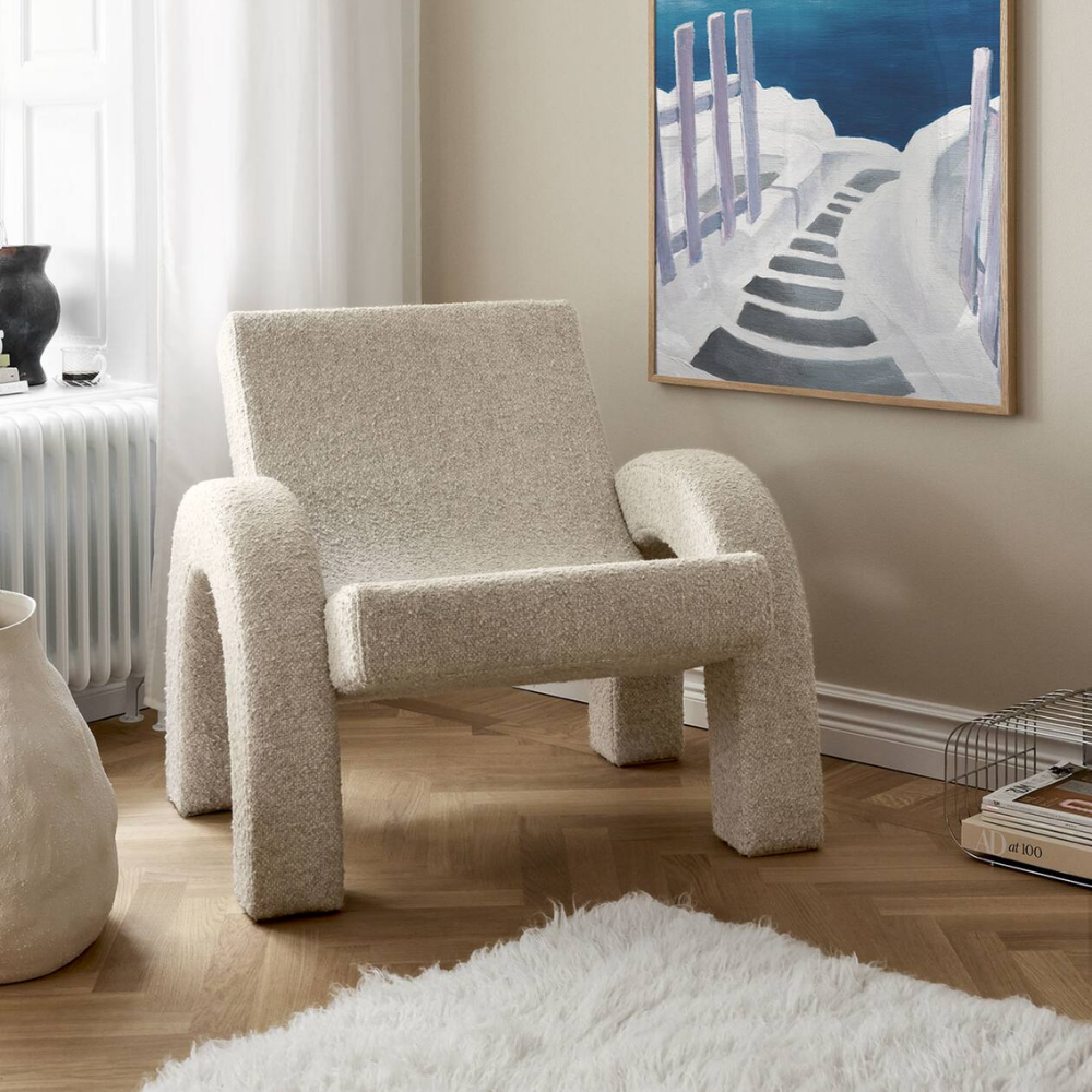 Original curved Norvix armchair