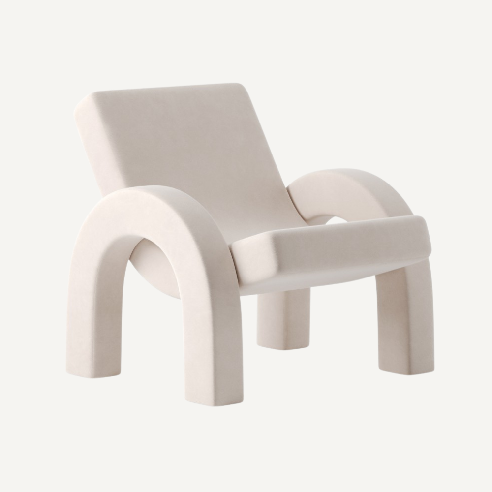 Original curved Norvix armchair