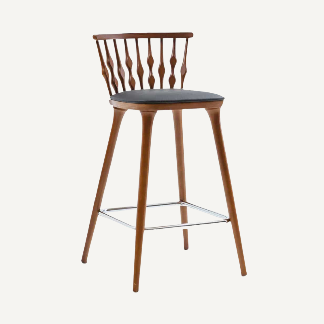 Beyond Wooden high chair with backrest